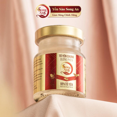 Tổ yến chưng đường phèn Song An Food hũ 70ml bổ sung dưỡng chất bồi bổ sức khỏe