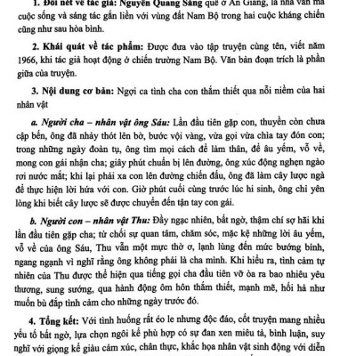 Hướng Dẫn Ôn Tập Thi Tuyển Sinh lớp 10 Trung Học Phổ Thông - Môn Ngữ Văn
