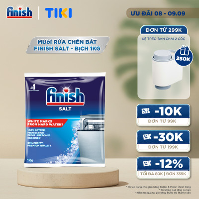 Muối Rửa Chén Bát Finish Salt - Bịch 1KG