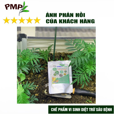 Combo 2 Túi Chế Phẩm Vi Sinh Biomic PMP Chuyên Diệt Sâu, Nhện Đỏ, Rệp, Sùng Đất, Tuyến Trùng Cho Rau Sạch, Hoa, Cây Cảnh