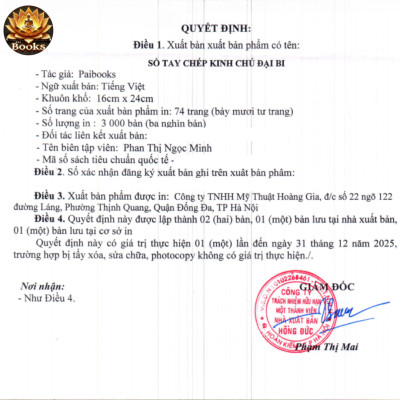 COMBO 3 Sách Chép Kinh - Kinh Địa Tạng, Chú Đại Bi, Dược Sư - PAI BOOKS.