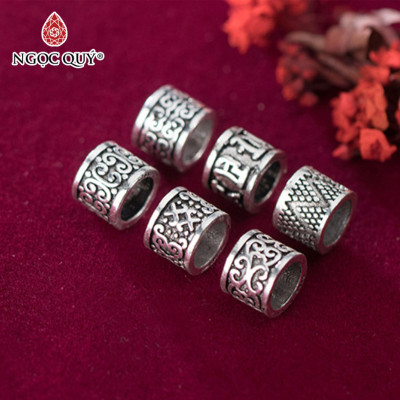 Chặn hạt hoạ tiết hình học - Ngọc Qúy Gemstones
