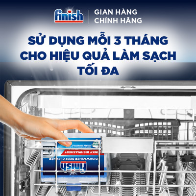 Dung Dịch Tẩy Rửa Máy Rửa Chén Bát Finish Dishwasher Deep Cleaner
