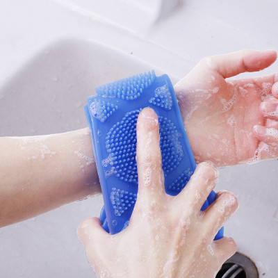 Dây chà lưng , cọ lưng 2 mặt gai silicone , chà chân tiện lợi tẩy tế bào chết   ,phù hợp cho nam và nữ 