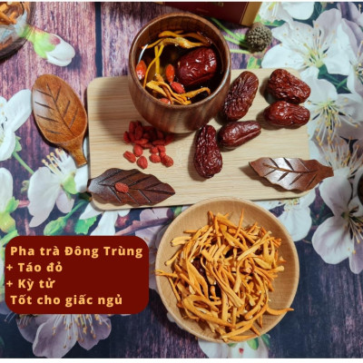 Đông Trùng Hạ Thảo Sấy Thăng Hoa Cao Cấp (hũ 12 gram) - Thiên Hương Phát Đà Lạt