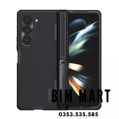 Ốp lưng dành cho Samsung Z Fold5 Nillkin Super Frosted Shield Pro Matte - Hàng Chính Hãng (Tặng 2 túi PVC đựng thẻ ATM)