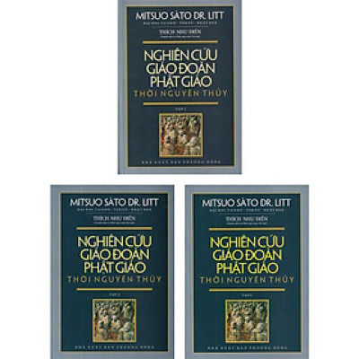 Sách - Nghiên Cứu Giáo Đoàn Phật Giáo Thời Nguyên Thủy - Mitsuo Sàto Dr. Litt - Văn Thành Book