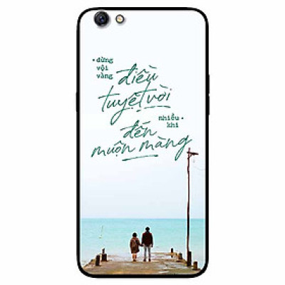 Ốp lưng in cho Oppo F3 Lite Mẫu Điều Tuyệt Vời