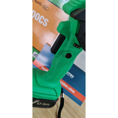 MÁY CƯA XÍCH MINI CẦM TAY DÙNG PIN 21V KAZAKI KZ100CS (2 PIN. 1 SẠC)- HÀNG CHÍNH HÃNG