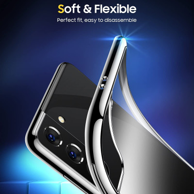 Ốp lưng silicon dẻo cho Samsung Galaxy S21 Plus hiệu Ultra Thin mỏng 0.6mm độ trong tuyệt đối chống trầy xước - Hàng nhập khẩu