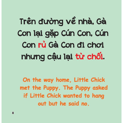 Rèn Luyện Kỹ Năng Giao Tiếp Bằng Tranh Cho Bé - Lời Yêu Thương (Song Ngữ Anh - Việt)