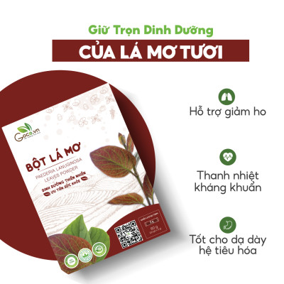 Bột lá mơ nguyên chất Goce - 60g (20 gói x 3g)
