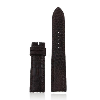 HC8303 - Dây đồng hồ Huy Hoàng da trăn size 16, 18, 20 màu nâu
