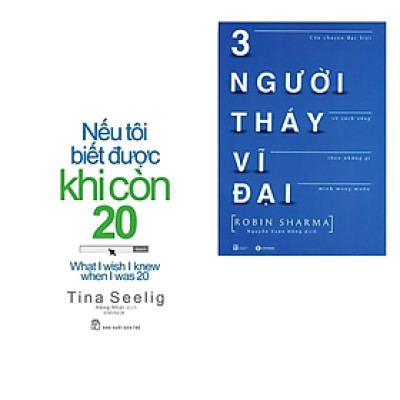 Combo Sách Kinh Tế: Nếu Tôi Biết Được Khi Còn 20 (Tái Bản 2019) + Ba Người Thầy Vĩ Đại (Tái Bản) - (Những Câu Chuyện Đặc Biệt / Tặng Kèm Postcrd Greenlife)