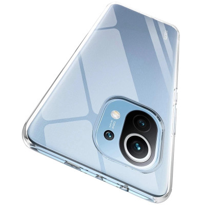 Ốp lưng dành cho Xiaomi Mi 11 Lite 5G  dẻo trong suốt silicon chống sốc cao cấp - Hàng chính hãng