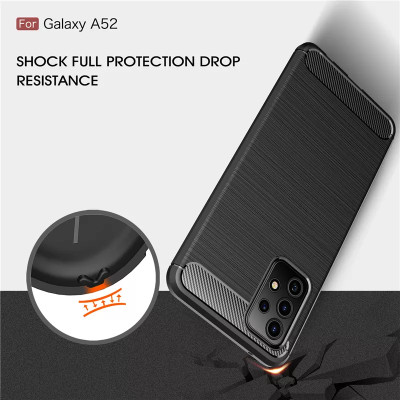 Ốp lưng chống sốc vân kim loại cho Samsung Galaxy A52 / Galaxy A52s 5G hiệu Likgus (chuẩn quân đội, chống va đập, chống vân tay) - Hàng nhập khẩu