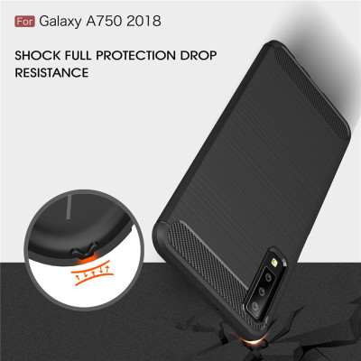 Ốp lưng chống sốc cho Samsung Galaxy A7 2018 Likgus (chuẩn quân đội, chống va đập, chống vân tay) - Hàng chính hãng