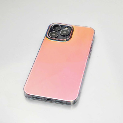 Ốp lưng phản quang dành cho iPhone 13, 13 Pro, 13 Pro Max hiệu Memumi Rainbow đổi màu theo góc nhìn không ố màu - Hàng nhập khẩu