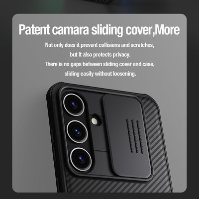 Ốp lưng chống sốc bảo vệ camera cho Samsung Galaxy  S25 Ultra , S24 Ultra hiệu Nillkin Camshield Pro chống sốc cực tốt, chất liệu cao cấp, có khung & nắp đậy bảo vệ Camera - Hàng chính hãng