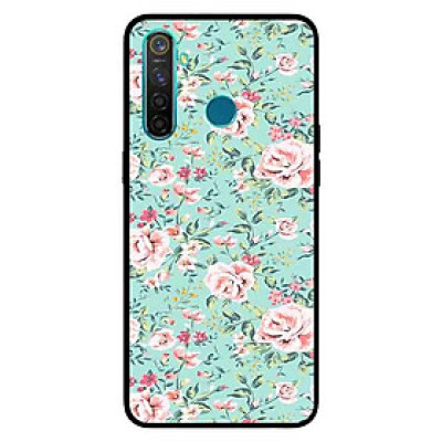 Ốp Lưng in cho Realme 5 Mẫu Hoa Hồng Giấy - Hàng Chính Hãng