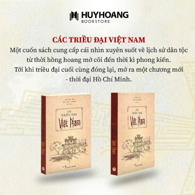 Sách - Các Triều Đại Việt Nam - Huy Hoàng Bookstore