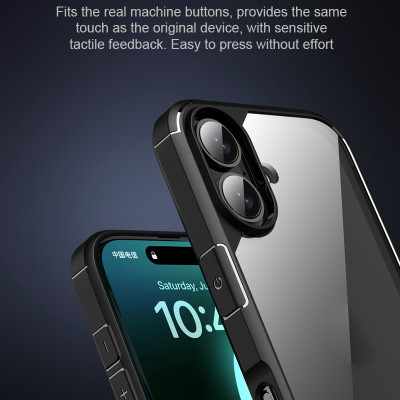 Ốp lưng chống sốc lưng trong dành cho iPhone 16 / 16 Plus / 16 Pro / 16 Pro Max - Hàng chính hãng