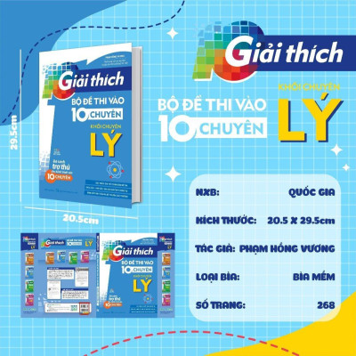 Sách - Giải Thích Bộ Đề Thi Vào 10 Chuyên - Khối Chuyên Lý - Megabook