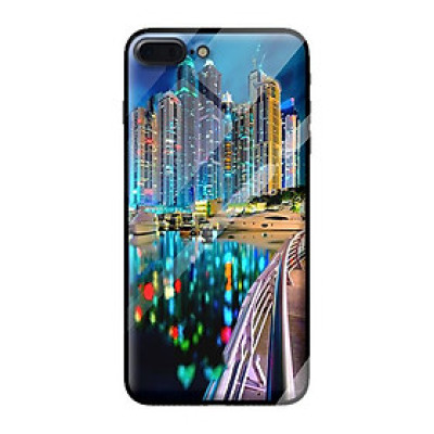 Ốp lưng kính cường lực cho iPhone 8 Plus CẢNH 4 - Hàng chính hãng