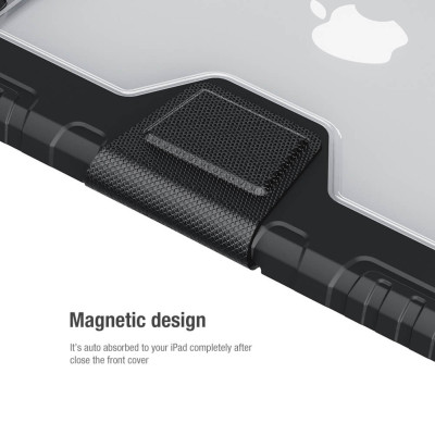 Ốp cho ipad gen 9 10.2, bao da Nillkin cho ipad Pro 12.9, Air 4 / Air5 / 11 Pro, ốp ipad gen 10 10.9 có nắp bảo vệ camera - hàng chính hãng 