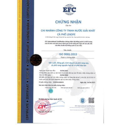 Cà phê sữa hòa tan 3in1 Lekofe 100% cà phê nguyên chất đậm vị cà phê thơm vị sữa Hộp 16 gói 288g