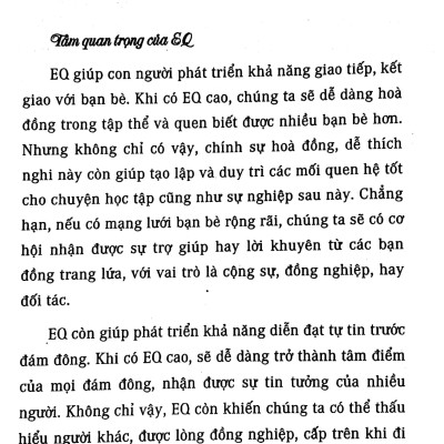 Trí Tuệ Cảm Xúc : Chìa Khóa Mở Cánh Cửa Tâm Hồn