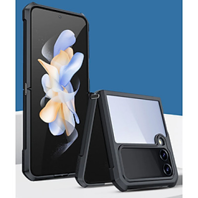 Ốp Lưng Chống Sốc Cho Samsung Galaxy Z Flip 7 , Z Flip 6 , Z Flip 5 , Z Flip 4 , Z Flip 3 Mặt Lưng Trong Suốt Bảo Vệ - Hàng Chính Hãng Xundd