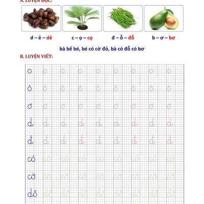 Phiếu Bài Tập Cuối Tuần Tiếng Việt 1