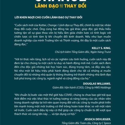 LÃNH ĐẠO SỰ THAY ĐỔI (CHANGE) - John P. Kotter, Vanessa Akhtar, Gaurav Gupta - Nguyễn Việt Anh dịch - (bìa mềm)