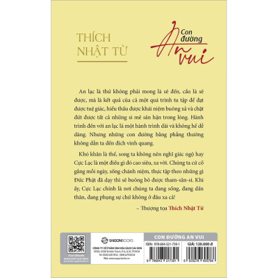 Con Đường An Vui-Lời dẫn của Thượng tọa Thích Nhật Từ trong sách Con đường an vui