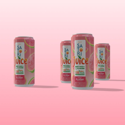 Combo 2 pack 2 vị nước ép trái cây Satori Juice Ổi + Me - 250ml