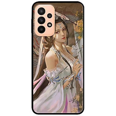 Ốp lưng dành cho Samsung A13 4G mẫu Cô Gái Cầm Quạt