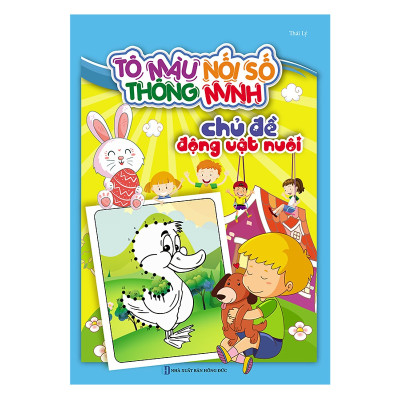 Tô Màu Nối Số Thông Minh Cho Bé 3-6 Tuổi (Bộ Túi 8 Cuốn) (Tặng kèm booksmark)
