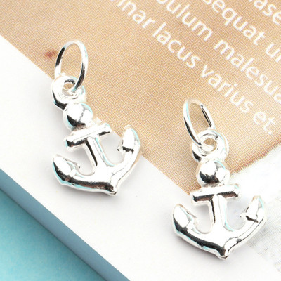 Combo 3 cái charm bạc mũi neo treo - Ngọc Quý Gemstones