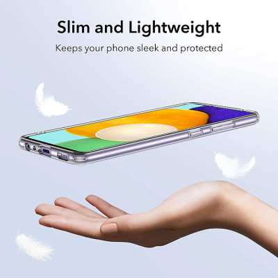 Ốp lưng silicon dẻo cho Samsung Galaxy A33 , A73 , A13 , A53 5G trong suốt mỏng 0.6mm hiệu Ultra Thin độ trong tuyệt đối chống trầy xước - Hàng nhập khẩu 