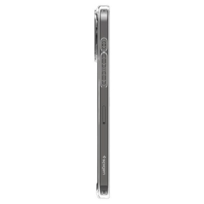 Ốp lưng dành cho iPhone 15 Pro Max SPIGEN Crystal Hybrid MagFit White - Hàng Chính Hãng