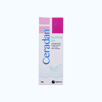 Ceradan Gel Soothing Làm dịu da dành cho da ngứa và mẫn đỏ 50g/Túyp