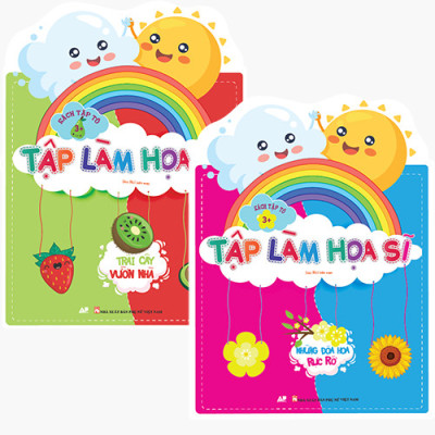 Bộ Tô Màu Khơi Dạy Tiềm Năng Họa Sĩ Trong Bé: Tập Làm Họa Sĩ, Đôi Tay Màu Nhiệm, Tô Màu Nối Số Thông Minh
