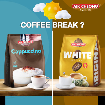 Cà Phê Trắng Truyền Thống 3 Trong 1 Aik Cheong (15 Gói x 40g)