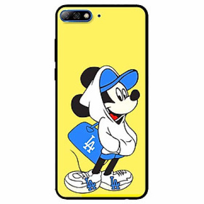 Ốp lưng dành cho Huawei Y7 Prime 2018 mẫu Chú Chuột Đeo Túi