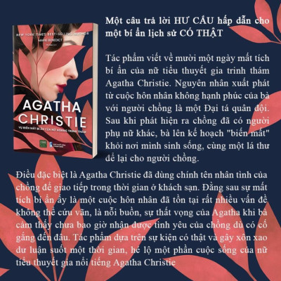 Agatha Christie - Vụ Biến Mất Bí Ẩn Của Nữ Hoàng Trinh Thám  - Bản Quyền
