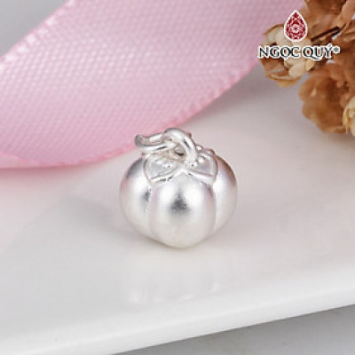 Charm bạc quả hồng ruyi treo - Ngọc Quý Gemstones