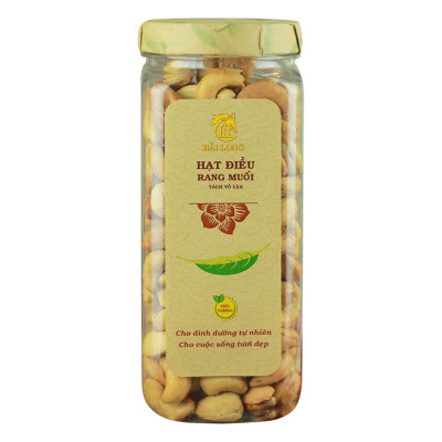 Combo Hạt Điều Nghệ Mật Ong Hải Long (250g) + Đậu Phộng Mè Cay Hải Long (250g)