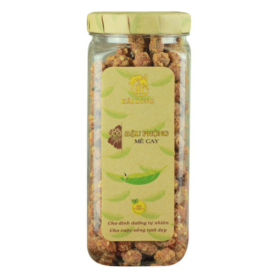 Combo Hạt Điều Rang Muối Vỏ Lụa Hải Long (250g /Hũ) + Đậu Phộng Mè Cay Hải Long (250g)