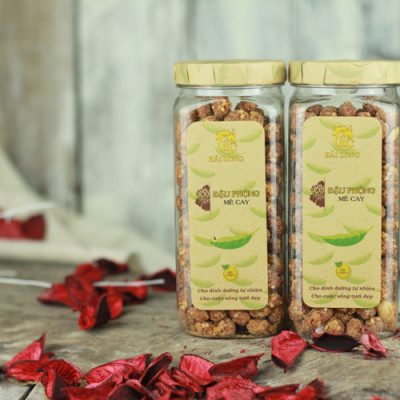 Combo 5 Hũ Đậu Phộng Mè Cay Hải Long (250g / Hũ)